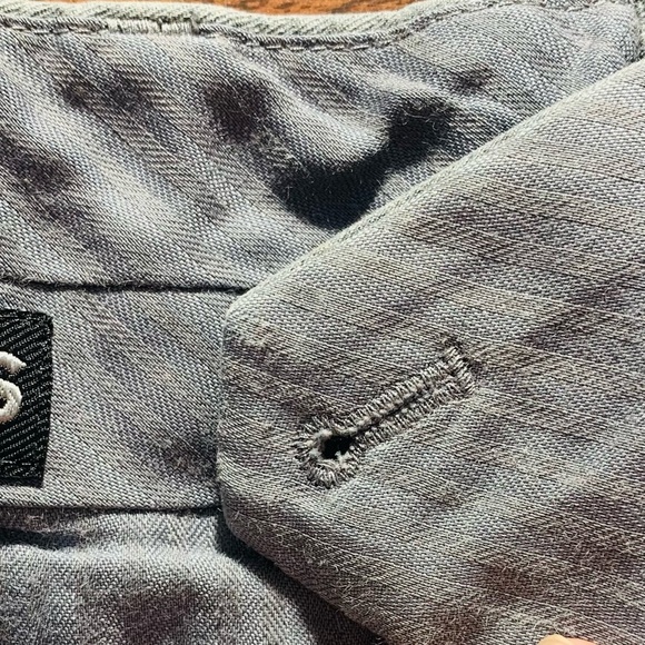 Express Men's Gray Striped Dress Pants SZ 36/30 - Picture 5 of 7